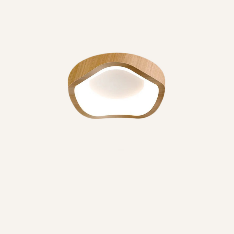 Plafon de Sobrepor Lustre Luminária de Teto Estilo Orgânico