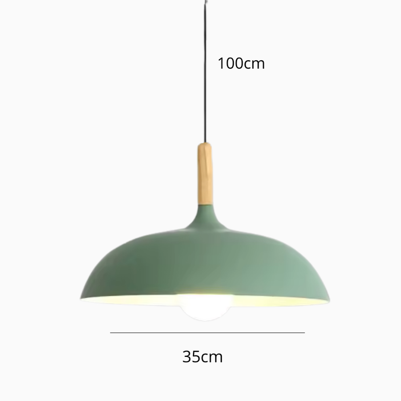 Pendente Moderno Multicolors Verde Detaila