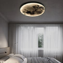 Lâmpada Lua de LED de Parede Teto Quarto Cabeceira Decoração Iluminação Interior Acrílico Brilho - Detaila