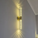 Arandela Bastão Lâmpada de Parede Cilíndrico Diamond Detaila