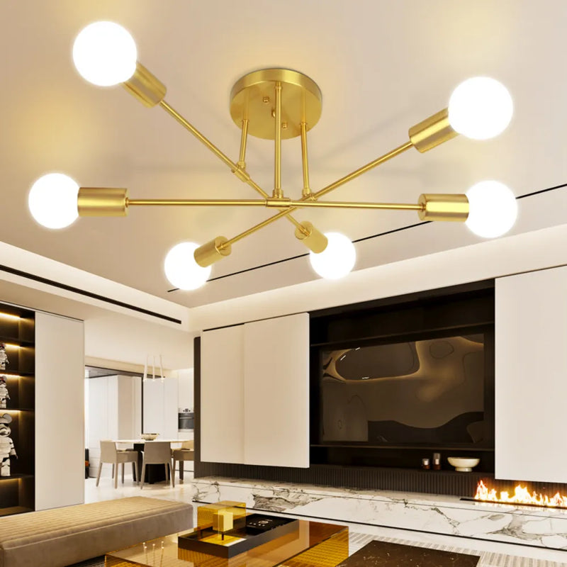 Dropshiping Modern Chandelier Simple Home Decor Lighting LED Bulbs Ceiling Lamp For Bedroom Dining Room Living Room Pendant Lamp - Detaila