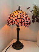 Abajur Tiffany Luminária de Mesa Vitral Tulipa