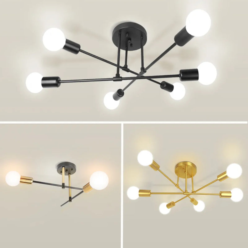 Dropshiping Modern Chandelier Simple Home Decor Lighting LED Bulbs Ceiling Lamp For Bedroom Dining Room Living Room Pendant Lamp - Detaila