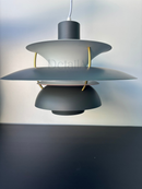 Luminária Pendente Design Dinamarquês PH5 Cinza 40cm Detaila