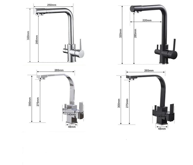 Torneira Para Cozinha e Área Gourmet Monocomando Com Entrada Para Filtro