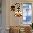 Arandela Luminária Tiffany Vitral Letania