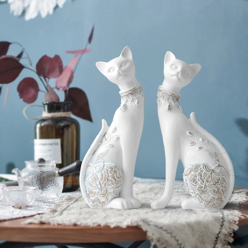 Estátua Gato da Sorte Decoração - Detaila