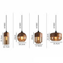 Pendente Metal e Vidro Rizardi