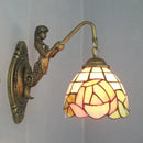 Arandela Luminária Tiffany Vitral Mediterrâneo