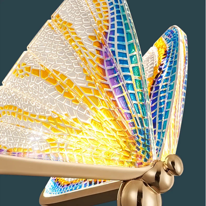 Arandela Borboleta de Parede LED Decoração Luxo Butterfly - Detaila