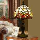 Abajur Tiffany Luminária de Mesa Vitral Encanto