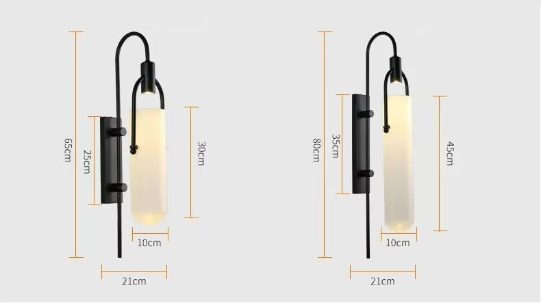 Arandela Luminária de Vidro Vittoria
