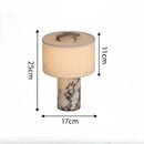 Abajur Luminária de Mesa Mármore Recarregável