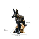 Escultura Cão Gato Egípcios Porta Garrafa
