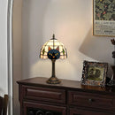 Abajur Tiffany Luminária de Mesa Vitral Gato