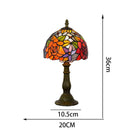 Abajur Tiffany Luminária de Mesa Vitral Flores