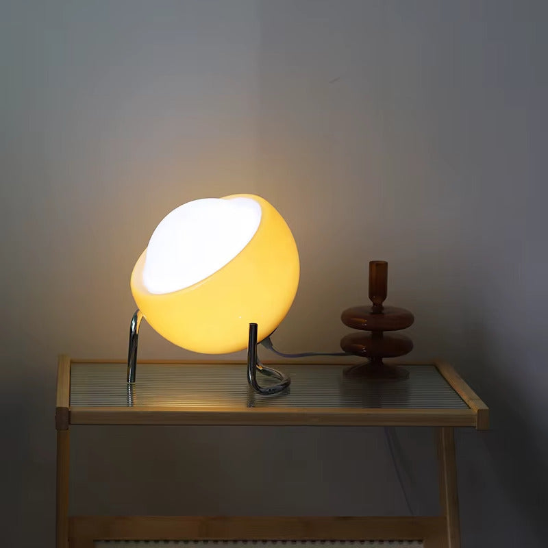 Abajur Bola de Vidro Luminária de Mesa Criativa