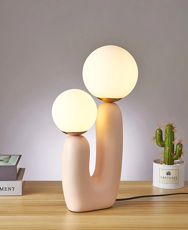 Abajur Cacto Luminária de Mesa Criativa Charm