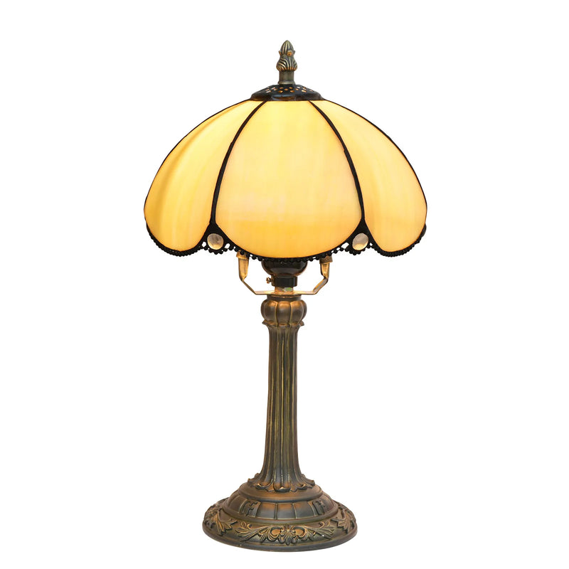Abajur Tiffany Luminária de Mesa Vitral Pétala