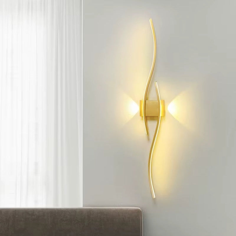 Arandela Onda de Luz  Parede Decoração Sala de Estar Quarto