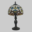Abajur Tiffany Luminária de Mesa Vitral Encanto