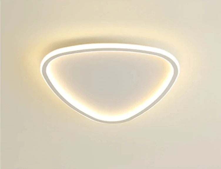 Plafon de Sobrepor Luminária Lustre de Teto Estilo Orgânico Slim