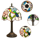 Abajur Tiffany Luminária de Mesa Vitral Beija Flor