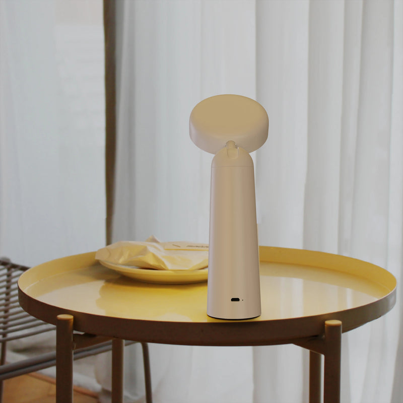 Luminária de Mesa Abajur Recarregável Moderna Luz