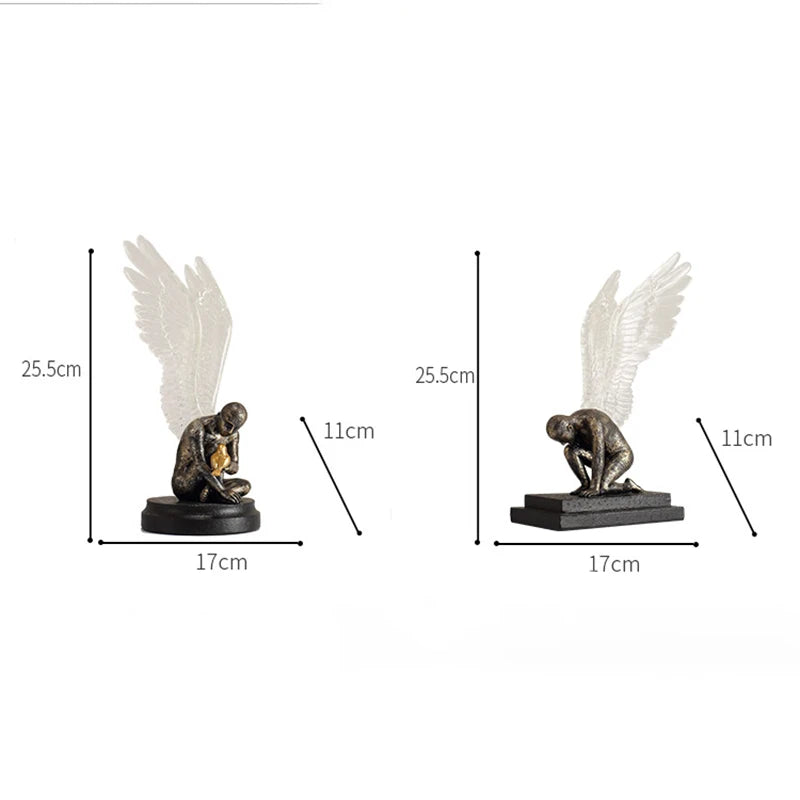 Escultura Anjos Ascensão Celestial