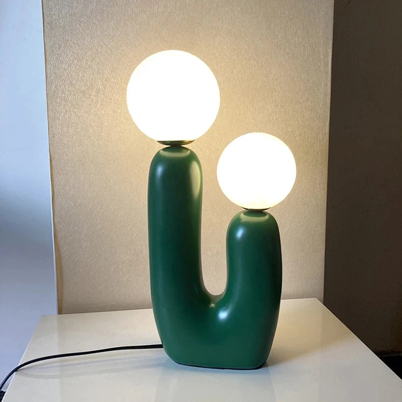 Abajur Cacto Luminária de Mesa Criativa Charm