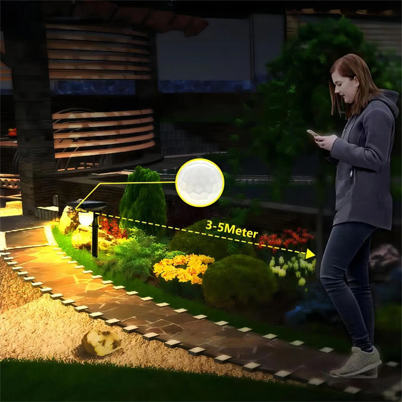 Luz Solar Espeto Para Quintal Gramado Áreas Externas a Prova D'água Led