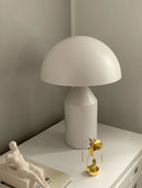 Abajur Cogumelo Luminária de Mesa Metal Calmam