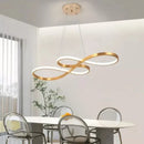 Lustre Pendente Led Dourado Infinite Light
