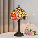 Abajur Tiffany Luminária de Mesa Vitral Colors