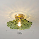 Lustre Luminária de Vidro Flower