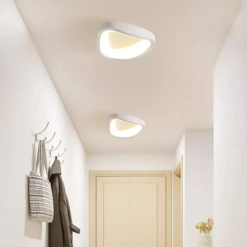 Plafon de Sobrepor Lustre Luminária de Teto Estilo Orgânico