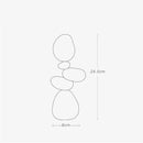 Escultura Torre de Pedras com Imã Magnético