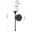 Arandela Clássica de Vidro Harmonie