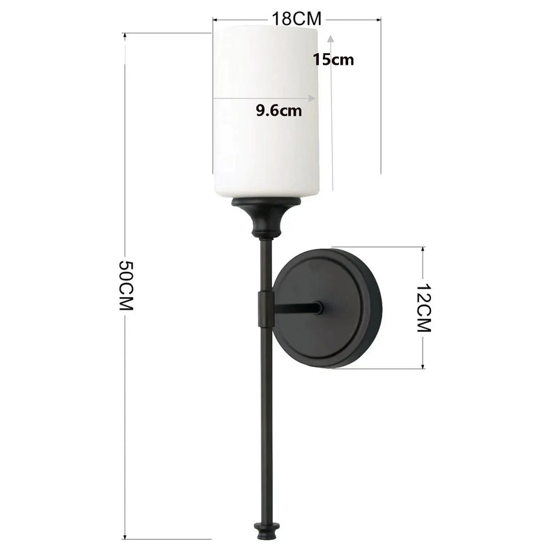 Arandela Clássica de Vidro Harmonie