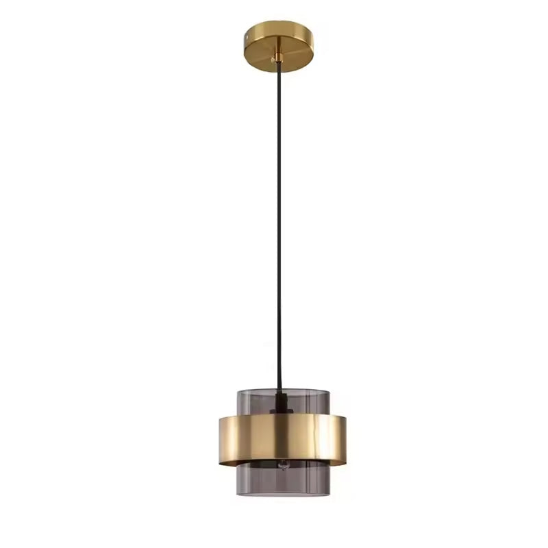 Pendente Luminária Tubo de Vidro