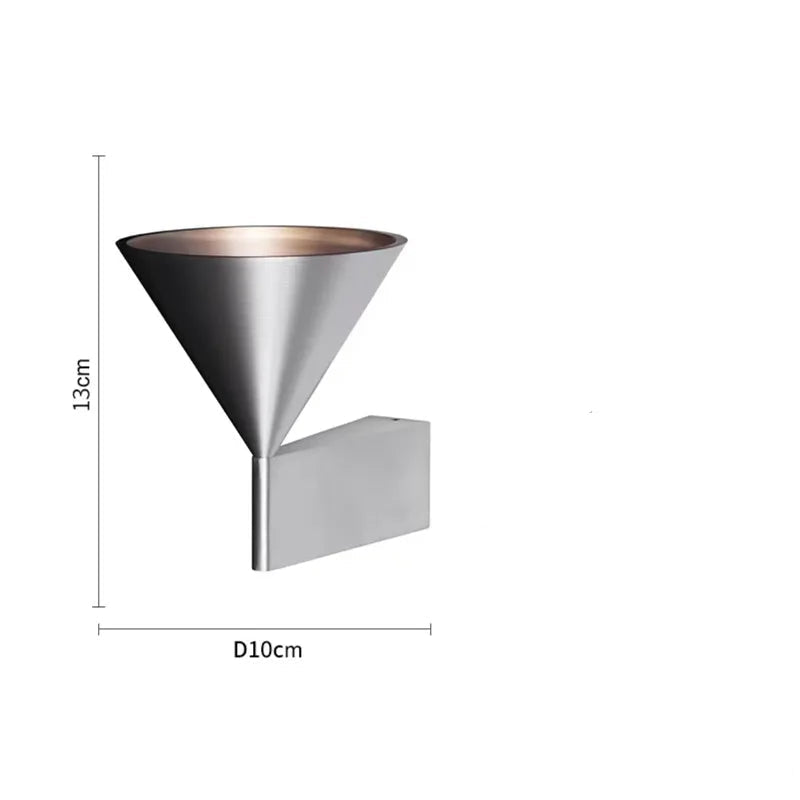 Arandela Geométrica Minimalista Cone