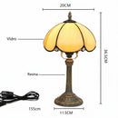 Abajur Tiffany Luminária de Mesa Vitral Pétala
