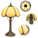 Abajur Tiffany Luminária de Mesa Vitral Pétala