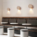 Arandela Pedra Travertino Redonda Mini