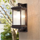 Arandela Externa Vidro Canelado