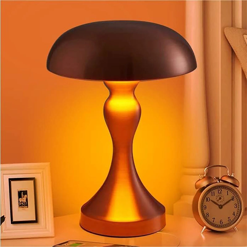 Luminária Abajur de Mesa Recarregável Solare Metal