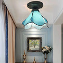 Pendente e Lustre Vitral Tiffany Rosas