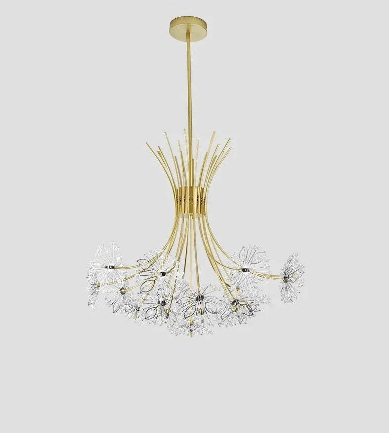 Lustre Buque de Cristal LED