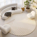 Tapete Decorativo Redondo Rosa OUTLET