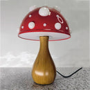 Abajur Cogumelo Luminária de Mesa Amanita Mushroom Metal